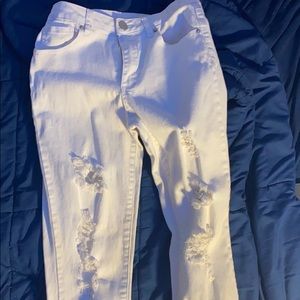 High Rise white skinny jeans from Rue21